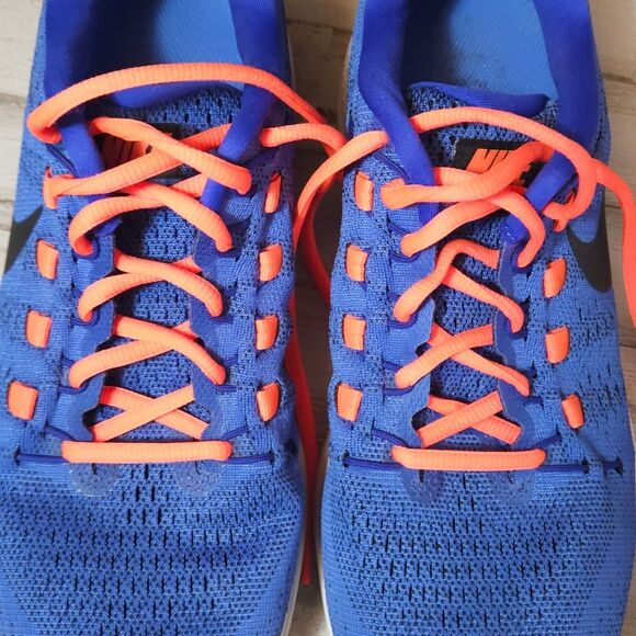 Nike Running Shoes Blue/Orange Size 9 Men – Lightweight & Comfortable - Picture 9 of 12